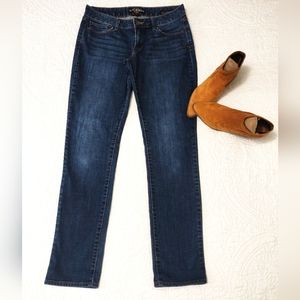 Lucky Brand Women's Skinny Jeans in Dark Blue Wash